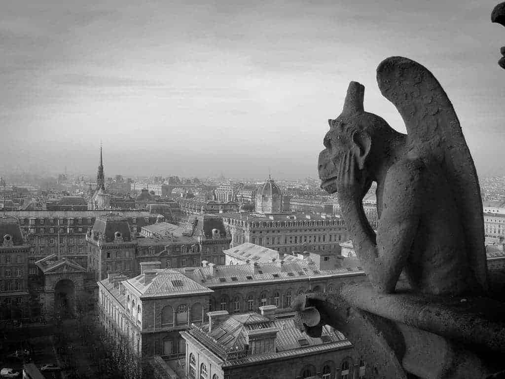 Gargolas en Notre Dame