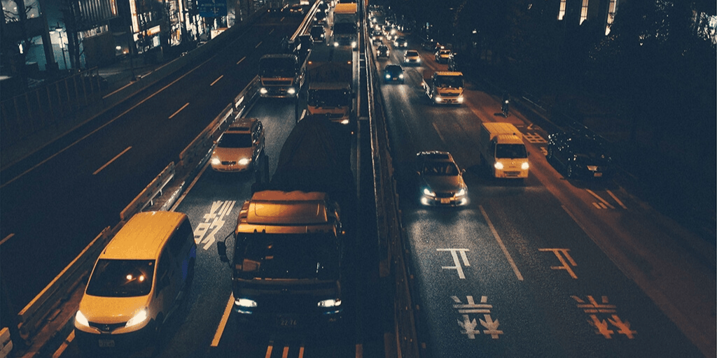 Busy road