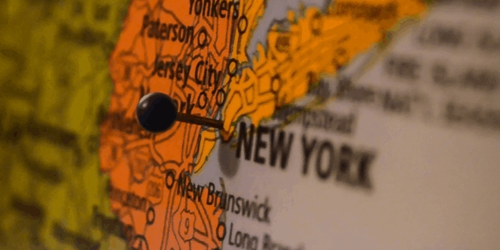 map New York