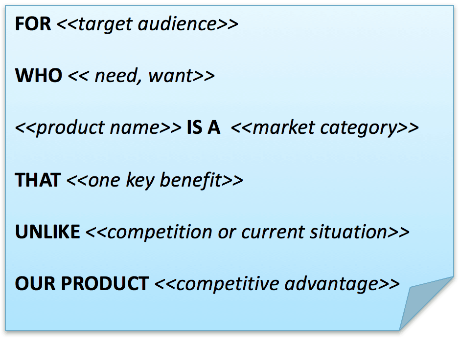 product vision statement